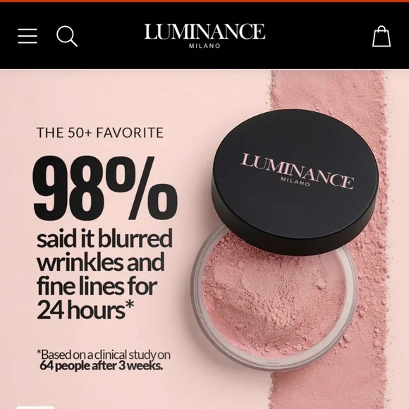 Unopened Luminance Milano blurring powder in pink - Picture 2 of 2